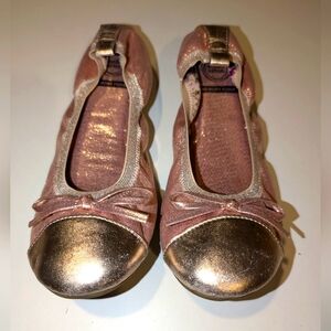 Shimmer ballet flats